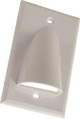 Single Gang Feedthrough Wall Plate White - 307-503F/1G/WH Single Gang Feedthrough Wall Plate White - 307-503F/1G/WH